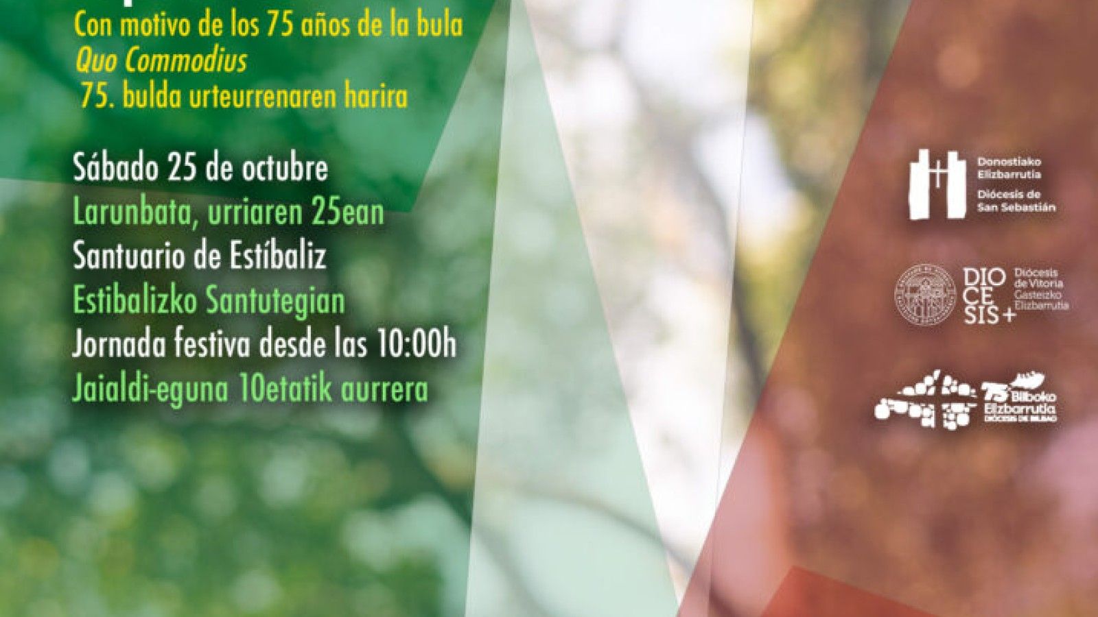 Las diócesis vascas celebran 75 años de historia conjunta en Estíbaliz