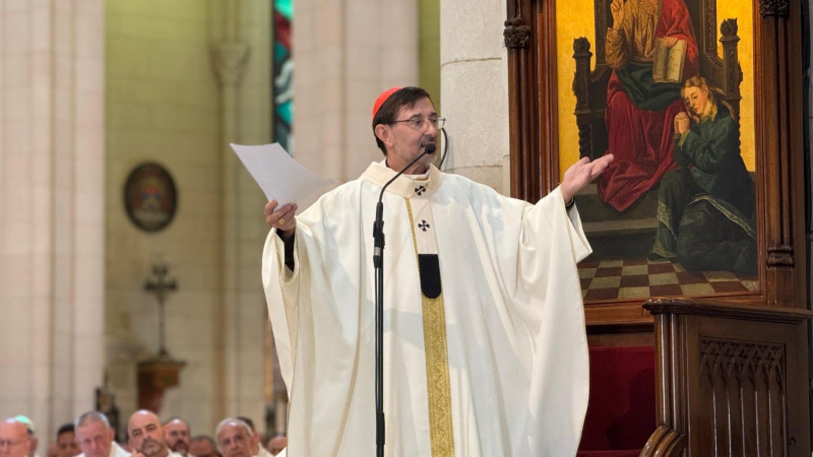 El cardenal Cobo preside el Wow Fest en la catedral de la Almudena