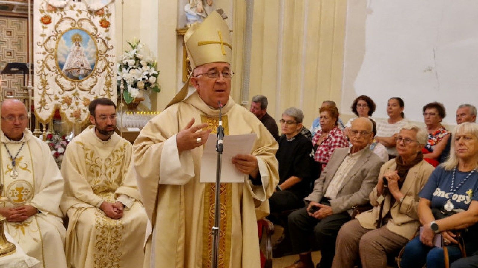 El obispo auxiliar de Getafe preside la misa en honor a San Simón de Rojas