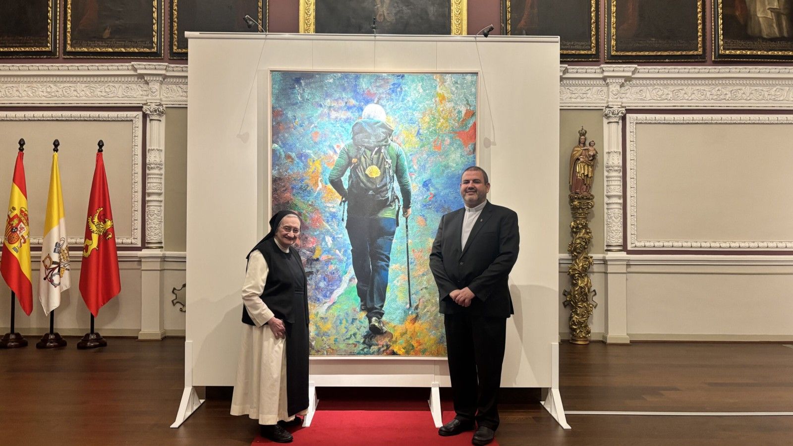 La Archidiócesis de Zaragoza inaugura la exposición &quot;Esperanza&quot; de Isabel Guerra