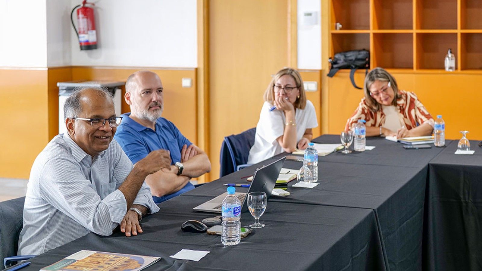 Joseph Christie visita IQS y Esade para tratar retos educativos jesuitas