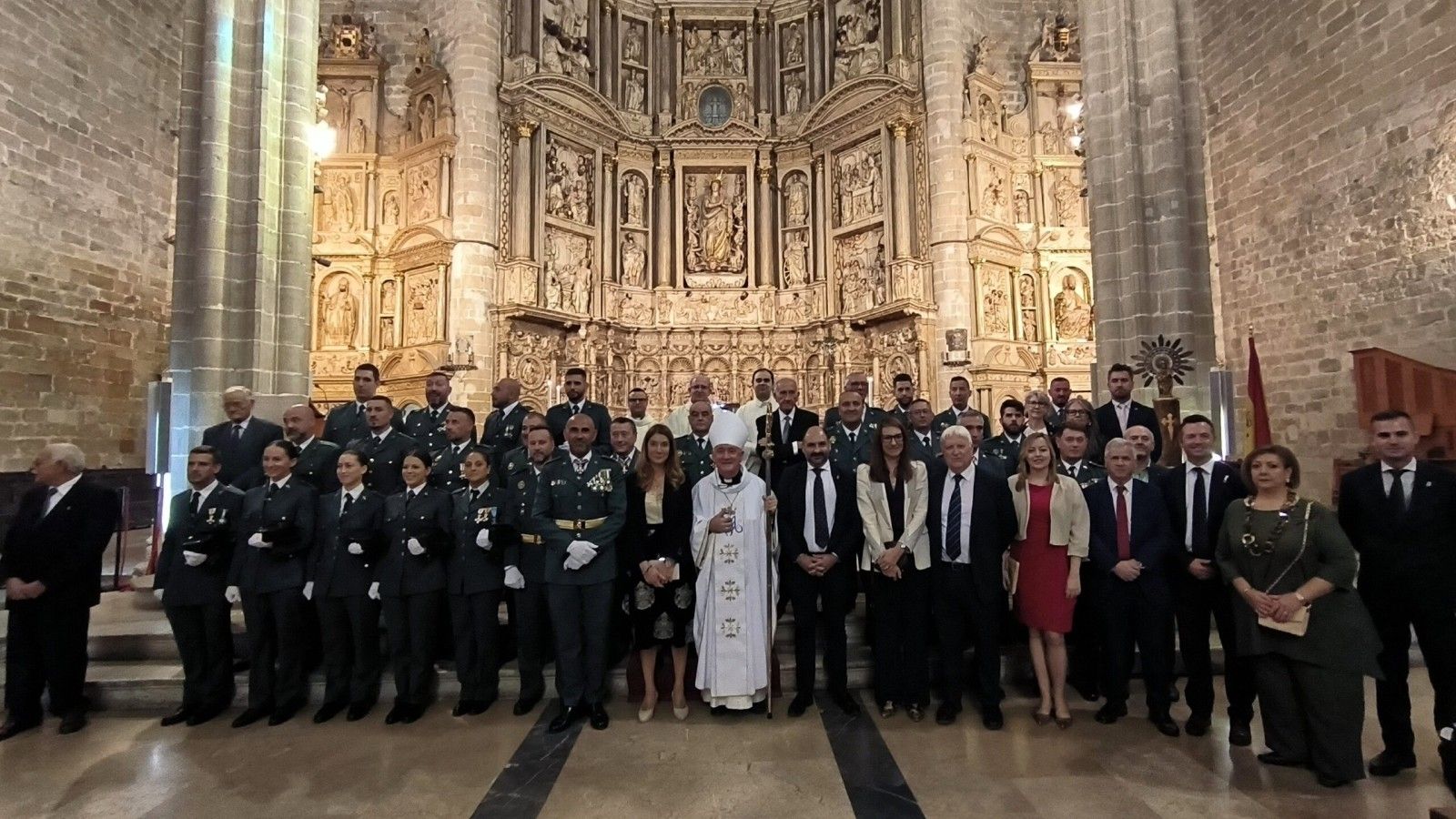 El obispo de Barbastro-Monzón preside la eucaristía en honor de la Virgen del Pilar