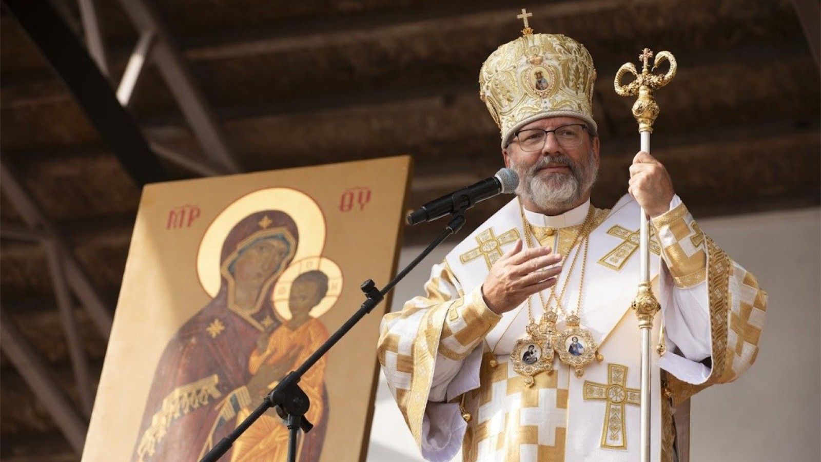 El arzobispo Shevchuk resalta el Rosario por la Paz del Papa León XIV