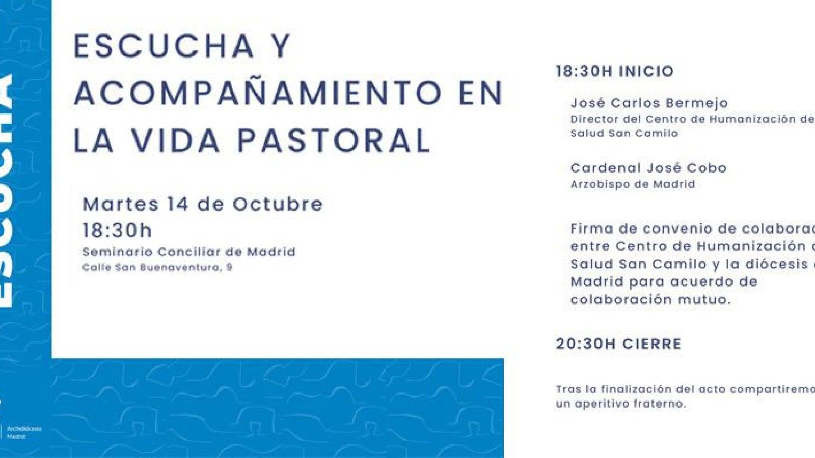 El cardenal José Cobo encabezará una conferencia en el Seminario de Madrid