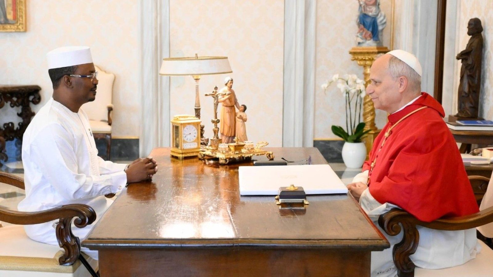 El Papa León XIV se reúne con el presidente del Chad en el Vaticano
