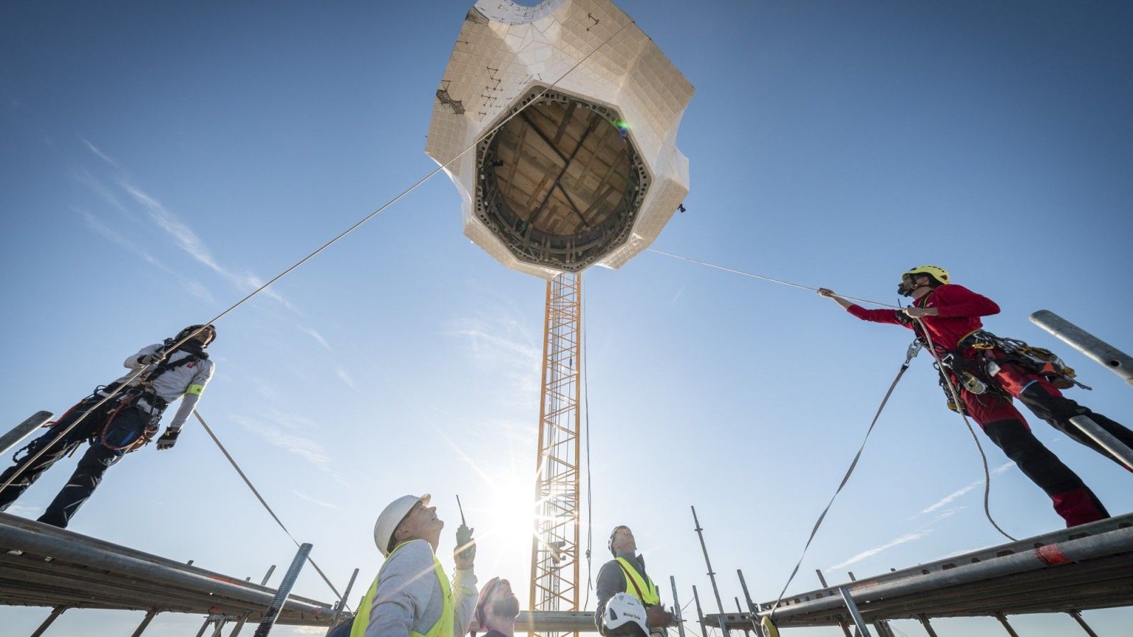 La Sagrada Familia avanza en la culminación de la torre de Jesucristo
