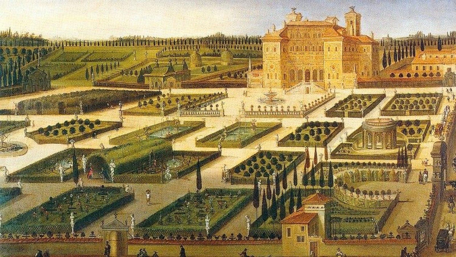 La exposición sobre los jardines históricos de Roma se celebra en el Palazzo Braschi