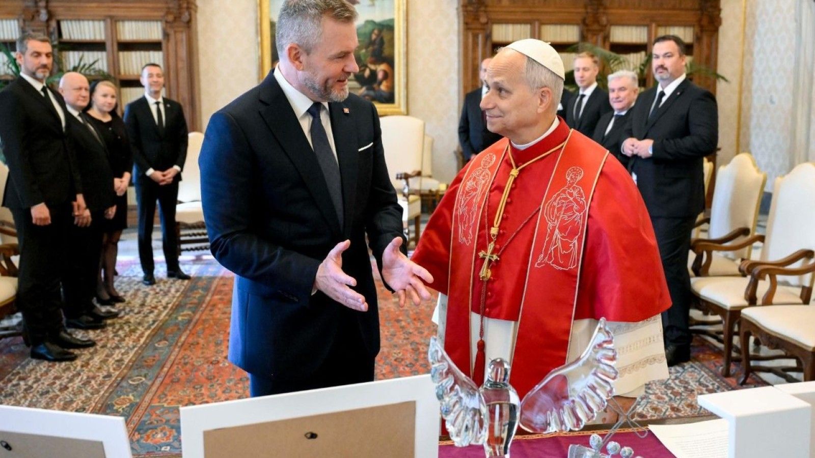 Peter Pellegrini se reúne con el Papa León XIV en el Vaticano