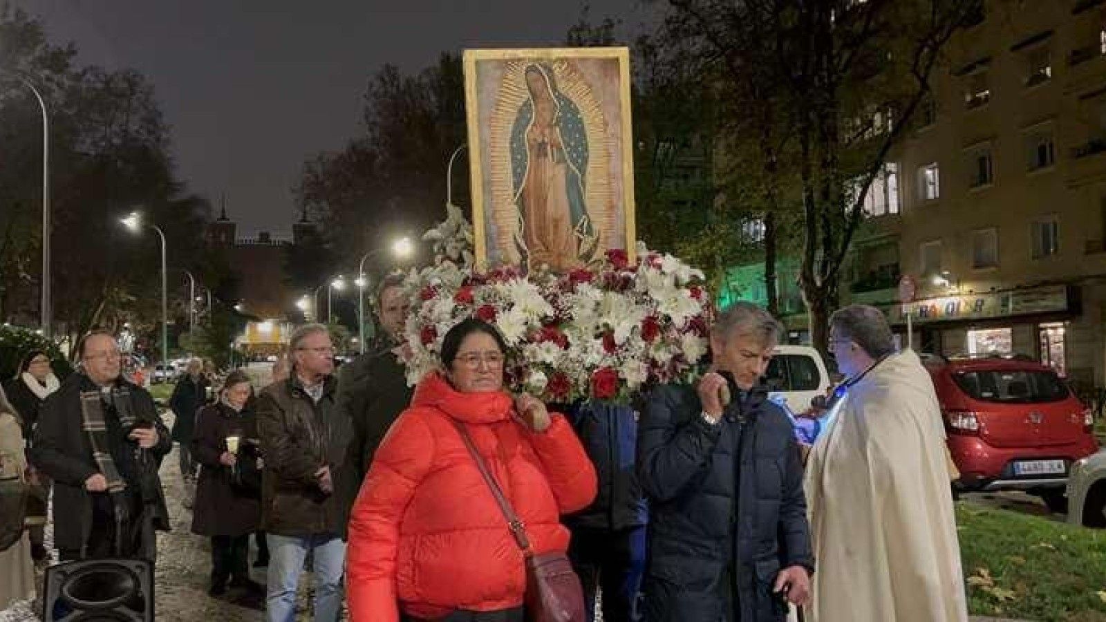 La Fundación Madrina organiza la procesión en honor a la Virgen de Guadalupe