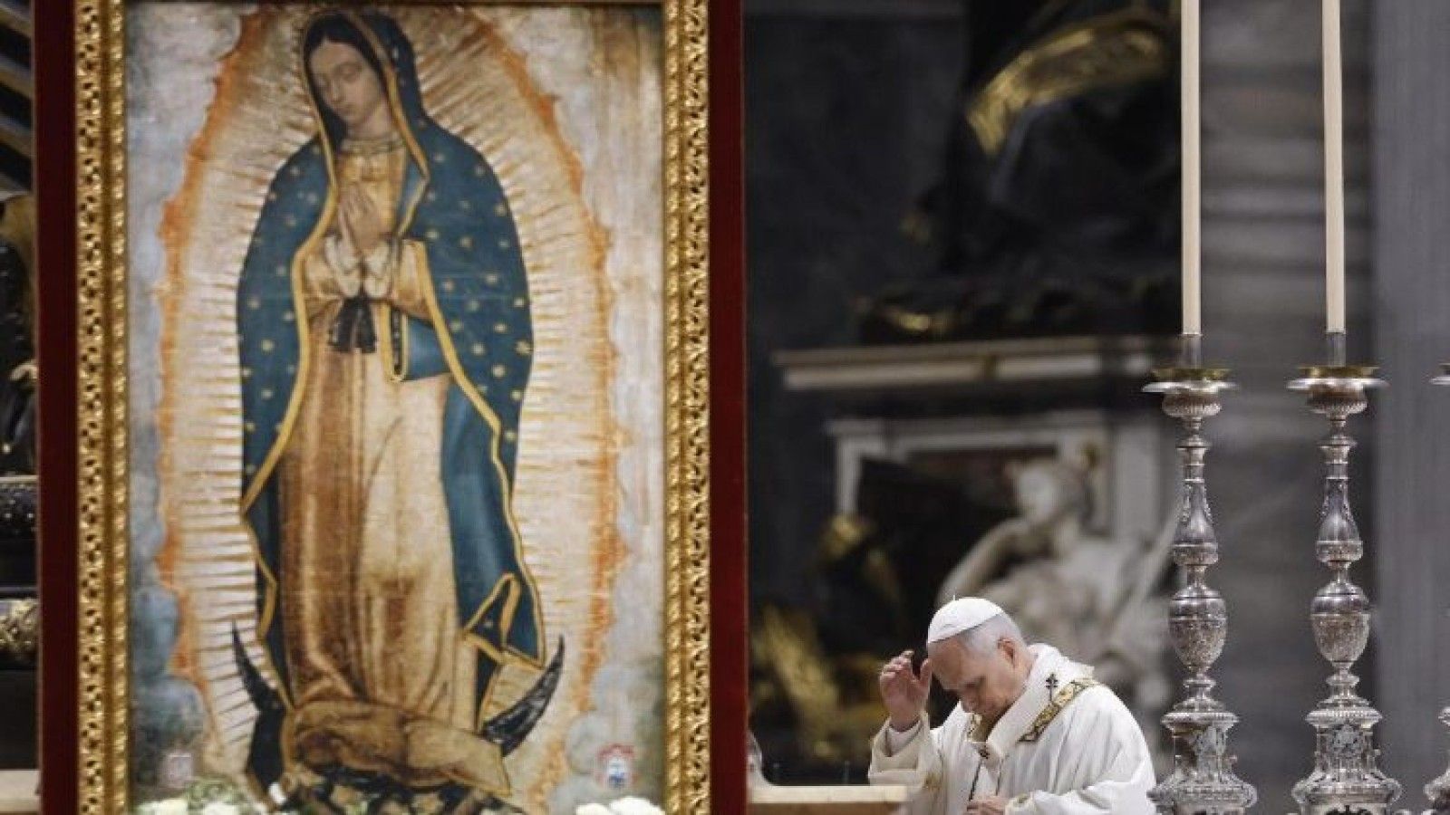 El Papa León XIV preside la misa en memoria de la Virgen de Guadalupe en Roma