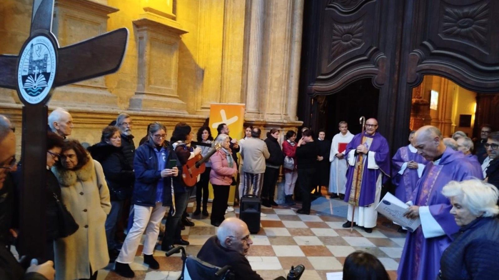 El obispo Satué preside el Jubileo de personas con discapacidad en Málaga