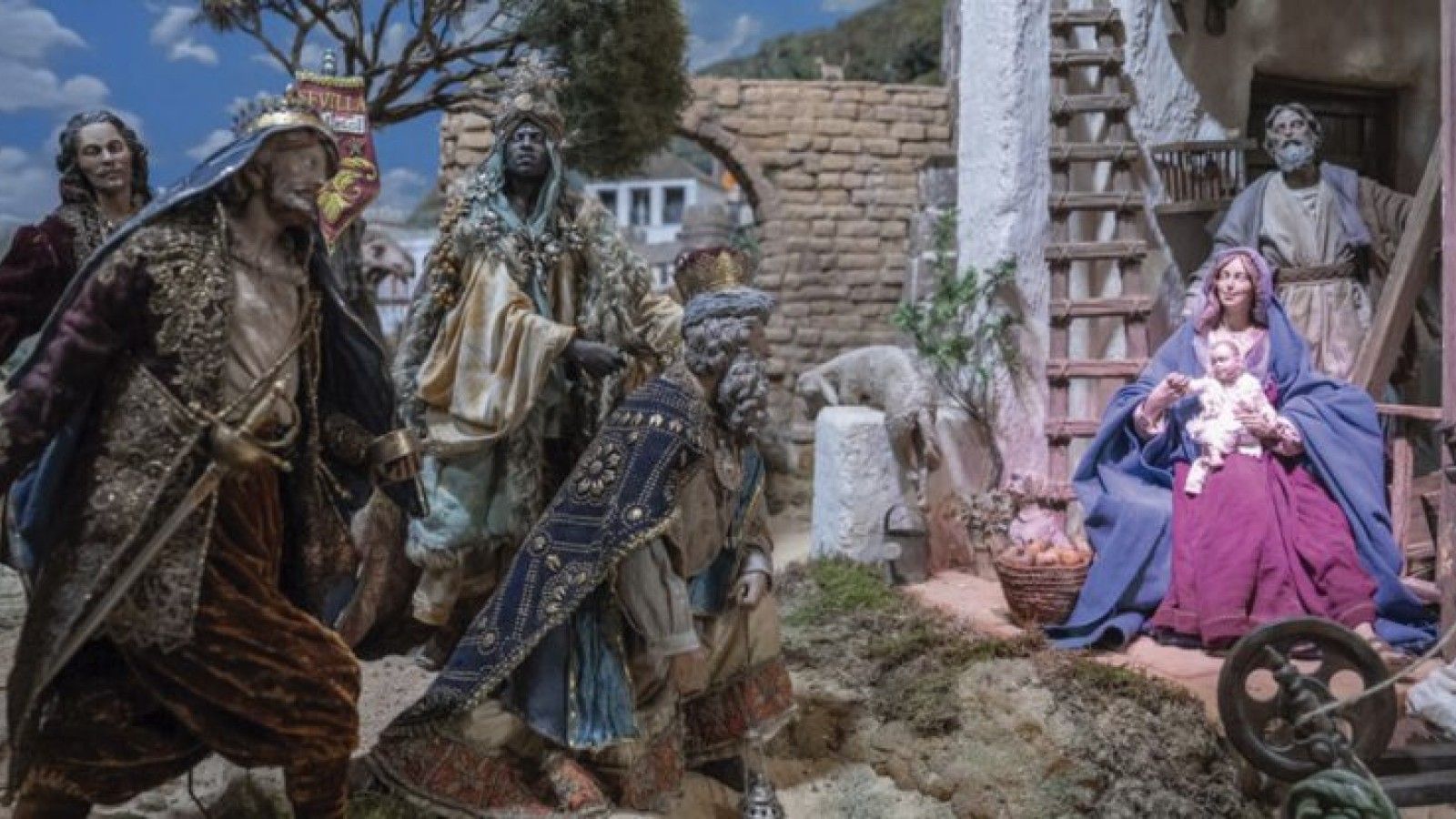 Sevilla celebra la Navidad con belenes en las calles y la iglesia