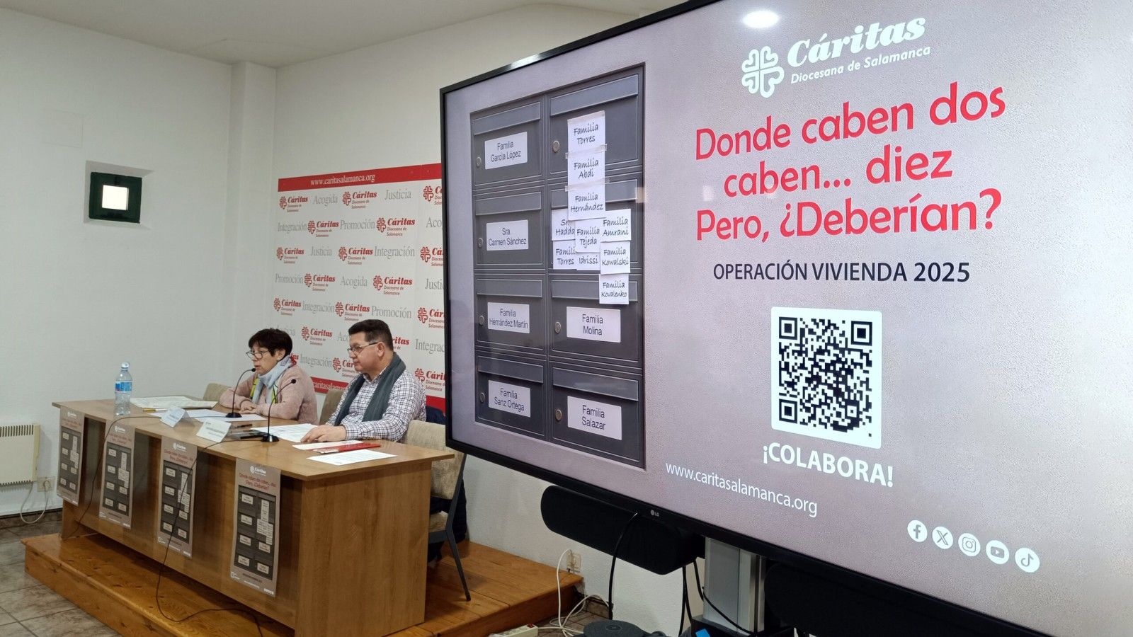 Cáritas Salamanca impulsa una campaña por el derecho a una vivienda digna