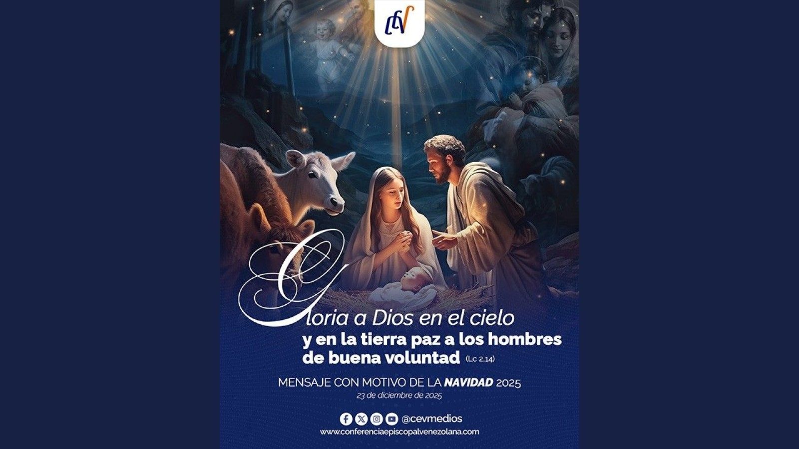 Los obispos de Venezuela emiten un mensaje navideño sobre la paz auténtica