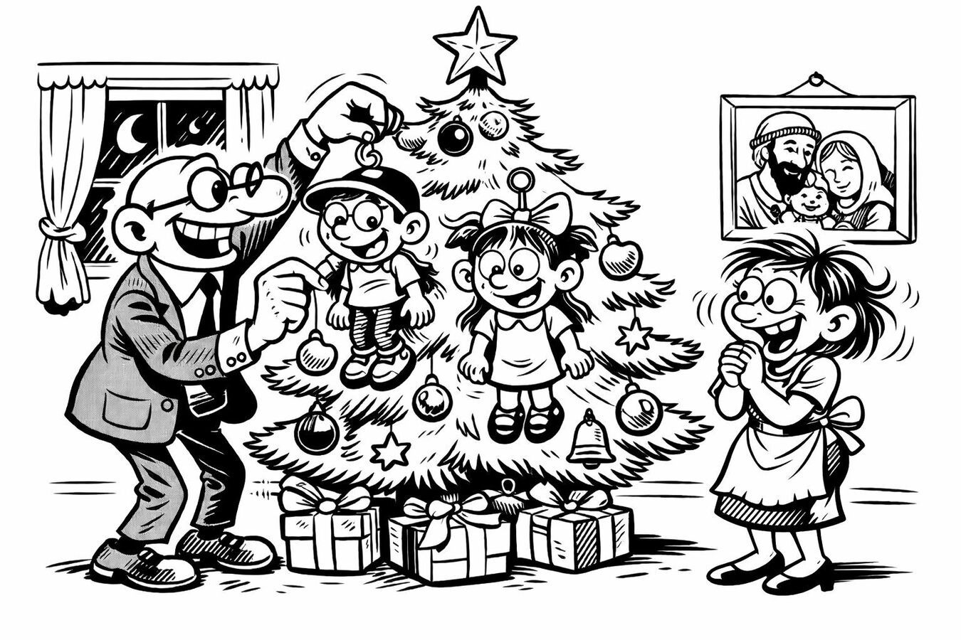 La familia no es un adorno de Navidad