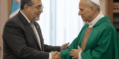 leon-xiv-y-arevalo-de-leon-refuerzan-lazos-en-defensa-de-la-dignidad-humana