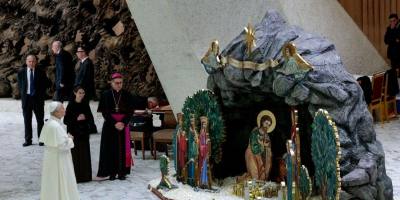 el-papa-leon-xiv-agradece-a-donantes-del-pesebre-y-arbol-en-el-vaticano