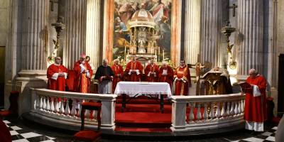 el-obispo-de-jaen-preside-el-jubileo-de-diaconos-en-san-esteban