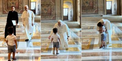 un-nino-abraza-al-papa-leon-xiv-durante-audiencia-en-el-vaticano