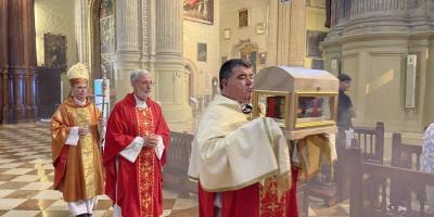 la-catedral-de-malaga-acoge-las-reliquias-del-beato-miguel-romero-rojas