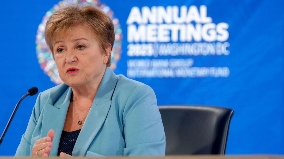 El Papa León XIV recibió en audiencia privada a la directora del FMI, Kristalina Georgieva