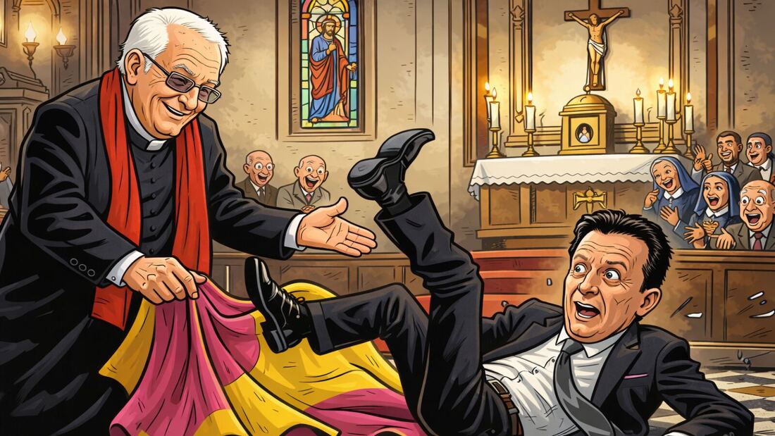 Cuando el templo se alquila al esperpento