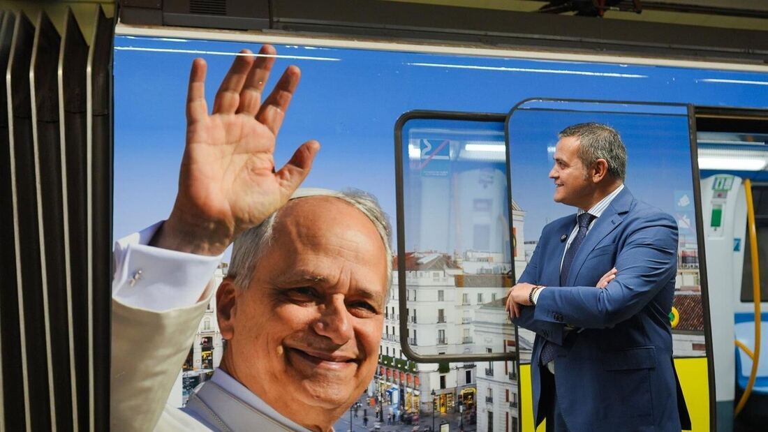 El tren del Papa recorrerá la línea 4 del Metro de Madrid