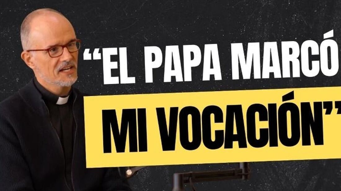 El sacerdote que cambió su vida por Dios y solo quiere preguntarle al Papa si está bien
