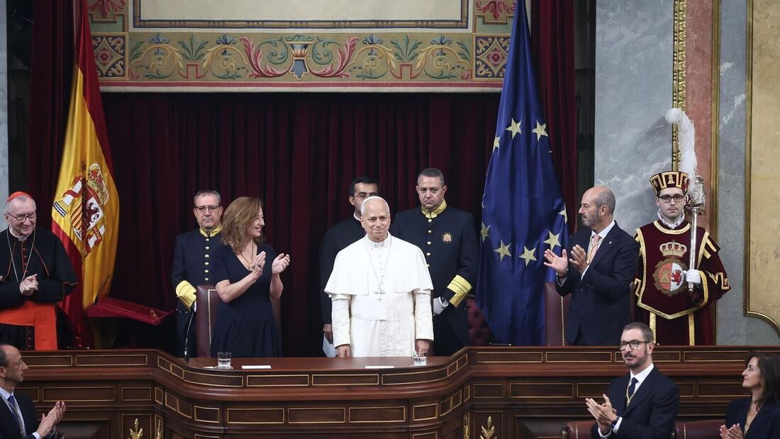 Las 42 frases de León XIV en el Parlamento que interpelan a los políticos y a toda España