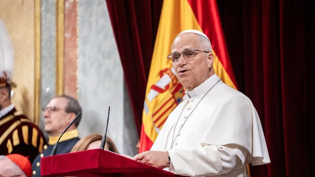 León XIV en las Cortes: "Toda vida humana debe ser reconocida y custodiada"