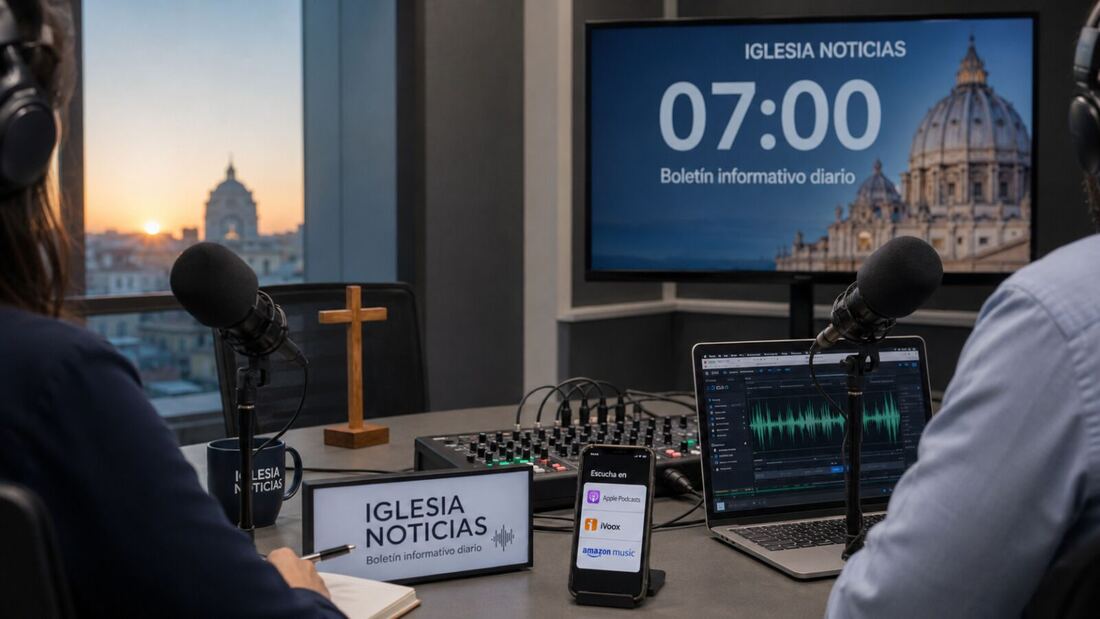 Iglesia Noticias lanza un boletín diario de actualidad eclesial en formato podcast