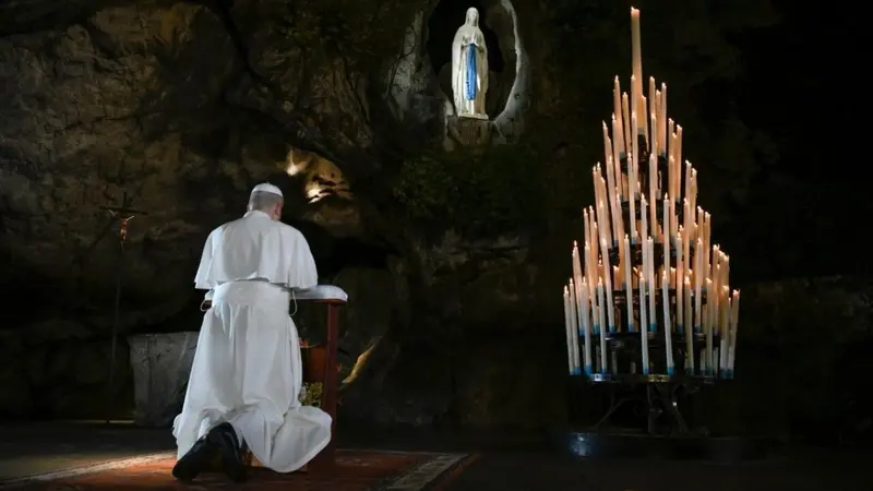 Le&oacute;n XIV pide en Lourdes "concordia fraternal" para Francia