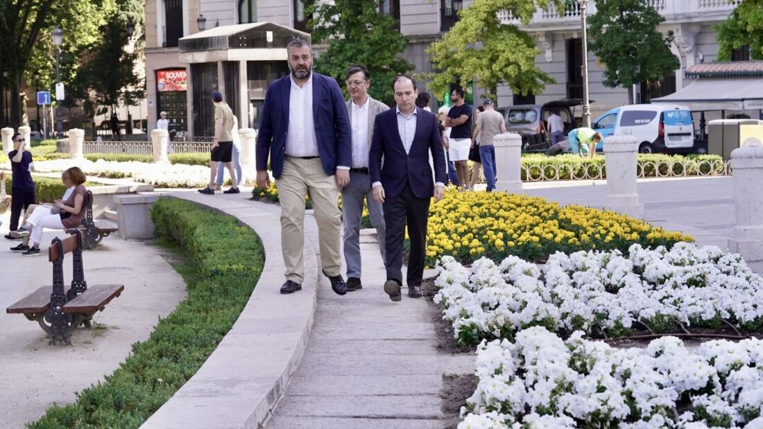 Madrid planta 99.182 flores para recibir al Papa León XIV