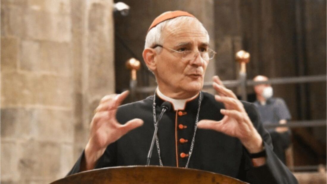 El cardenal Zuppi rechaza sin matices la eutanasia mientras Italia debate la legalización del suicidio asistido