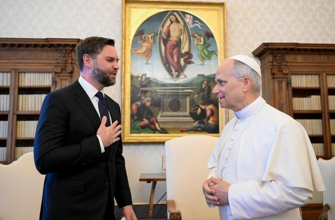 León XIV y J.  Vance refuerzan el diálogo entre Iglesia y Estados Unidos en el Vaticano