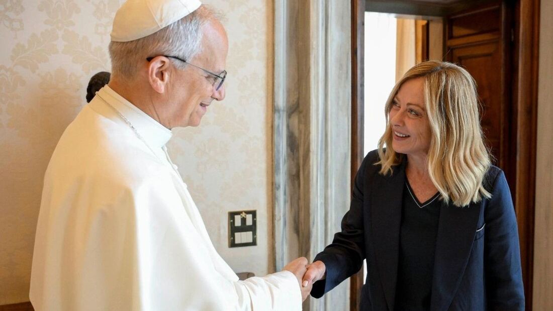 El Papa León XIV y Giorgia Meloni se reúnen en el Vaticano