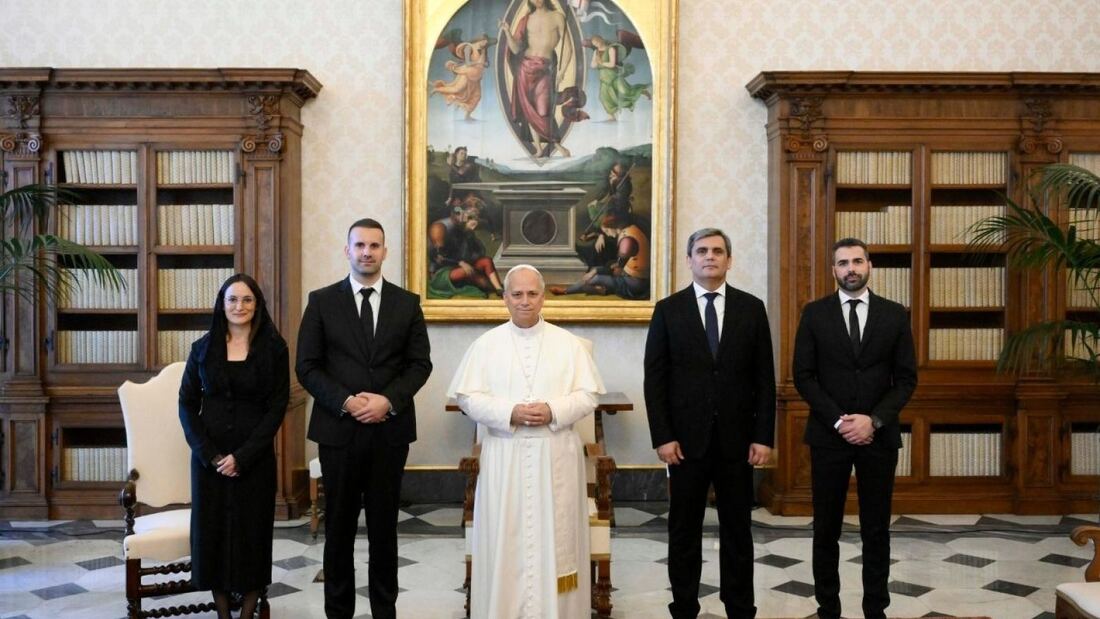 El Papa León XIV y el Primer Ministro de Montenegro dialogan en el Vaticano

