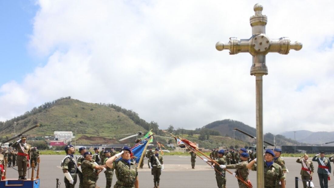 El Batallón de Helicópteros VI de Tenerife honra a su patrona con misa solemne

