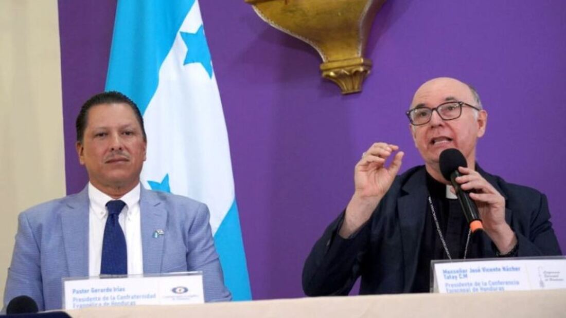 Honduras se une en oración por la paz con una caminata interreligiosa en Tegucigalpa

