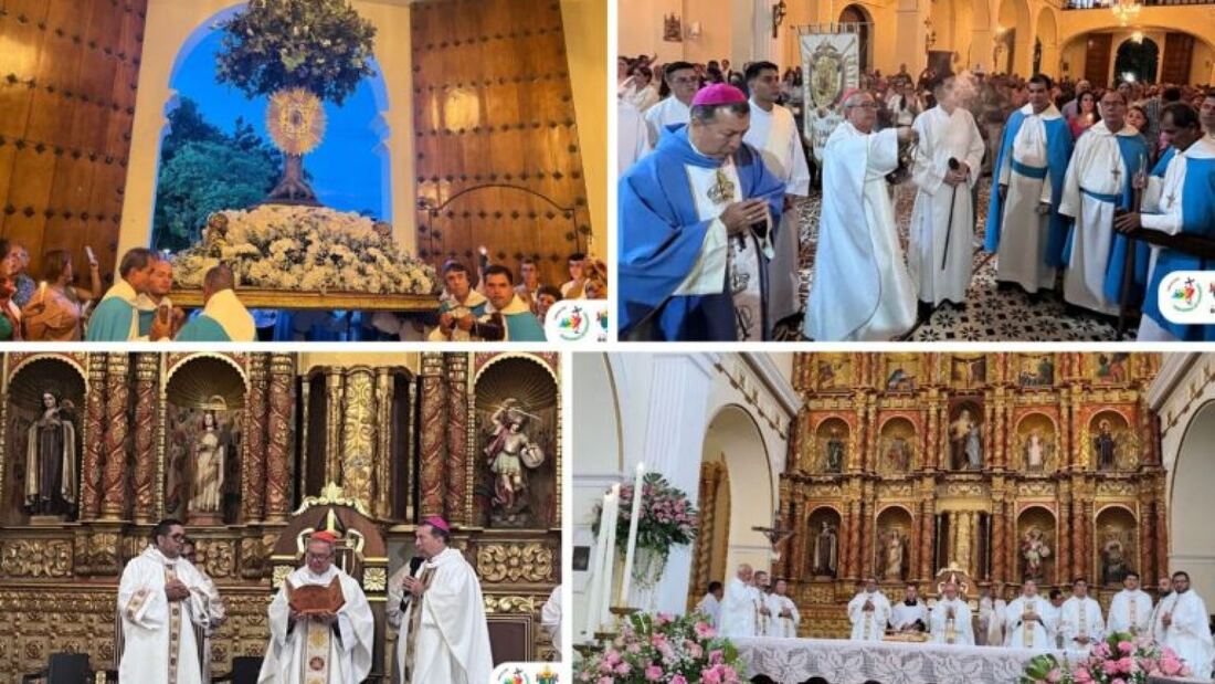 El Cardenal Rueda celebra los 314 años de la Virgen de Torcoroma en Ocaña

