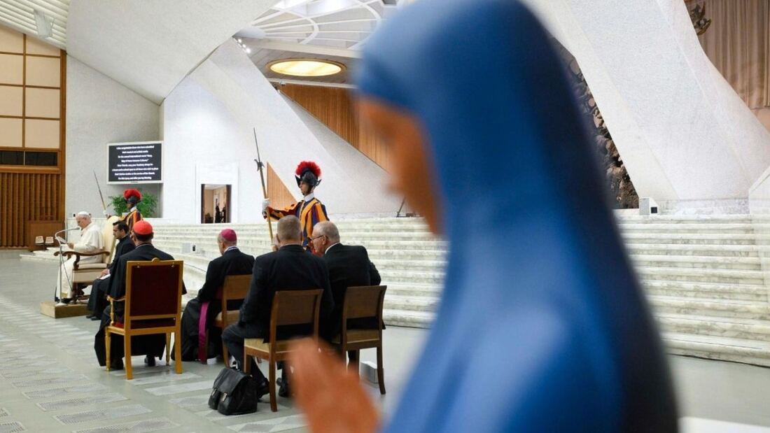 El Papa León XIV clausura el Congreso Mariológico en el Aula Pablo VI

