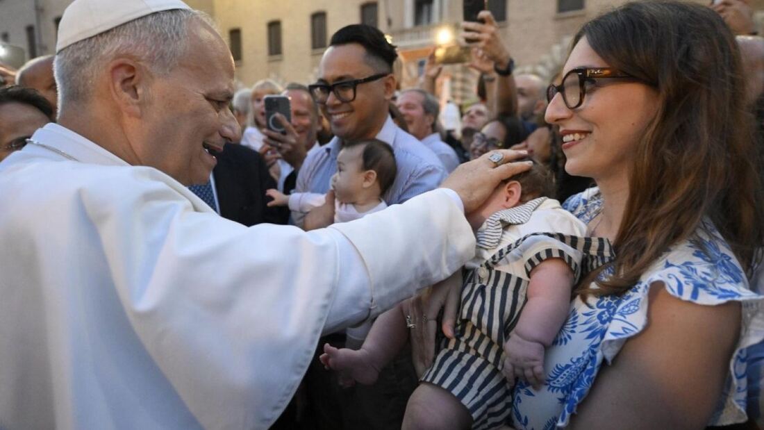 El Papa León XIV celebra la fiesta de las familias en el Vaticano

