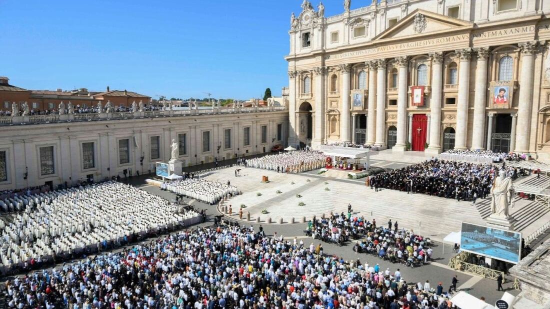 El Papa León XIV canoniza a Pier Giorgio Frassati y a Carlo Acutis en Roma