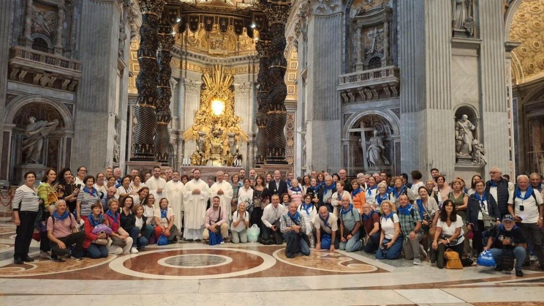 Feligreses de Almayate y otras localidades peregrinan a Roma por el Jubileo

