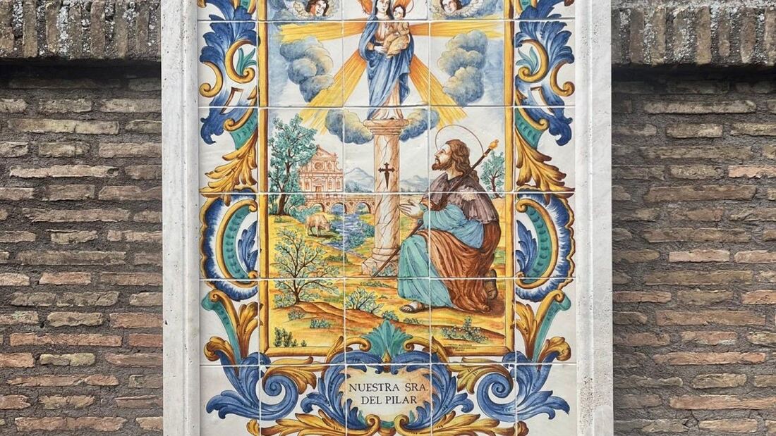 La Virgen del Pilar ya tiene representación oficial en los Jardines Vaticanos

