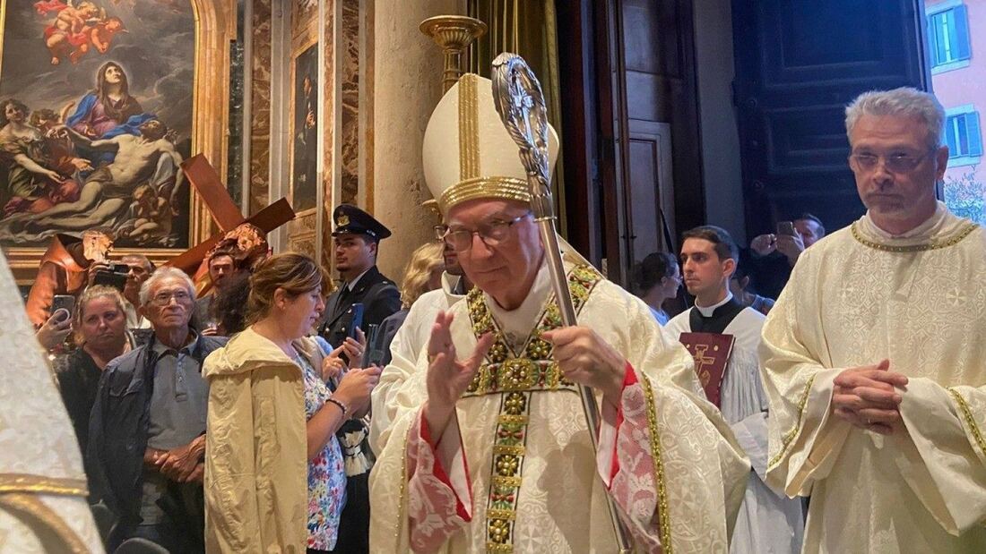 El cardenal Parolin celebra una misa en Roma en honor a San Pío de Pietrelcina

