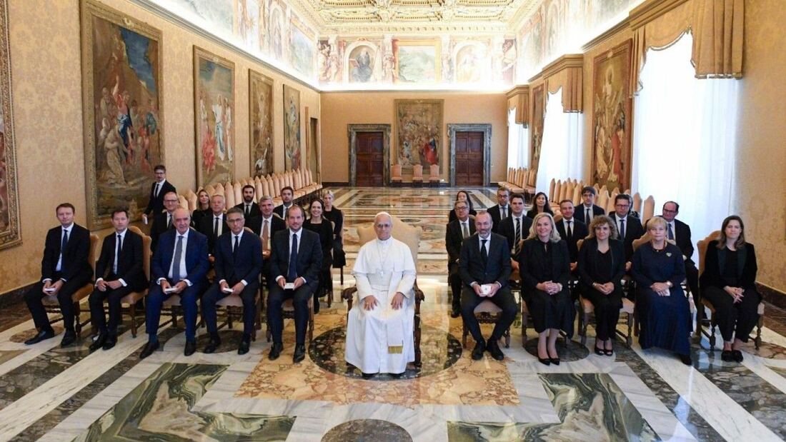 El Papa León XIV recibe al grupo de trabajo del Parlamento Europeo en el Vaticano


