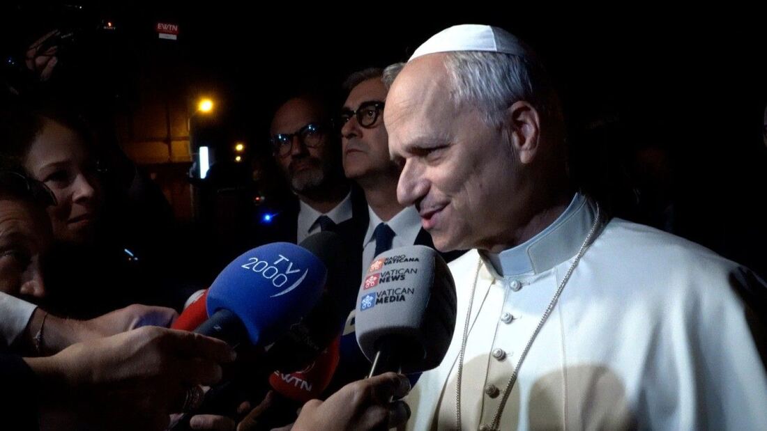 El Papa León XIV considera realista el plan de paz de Trump para Gaza

