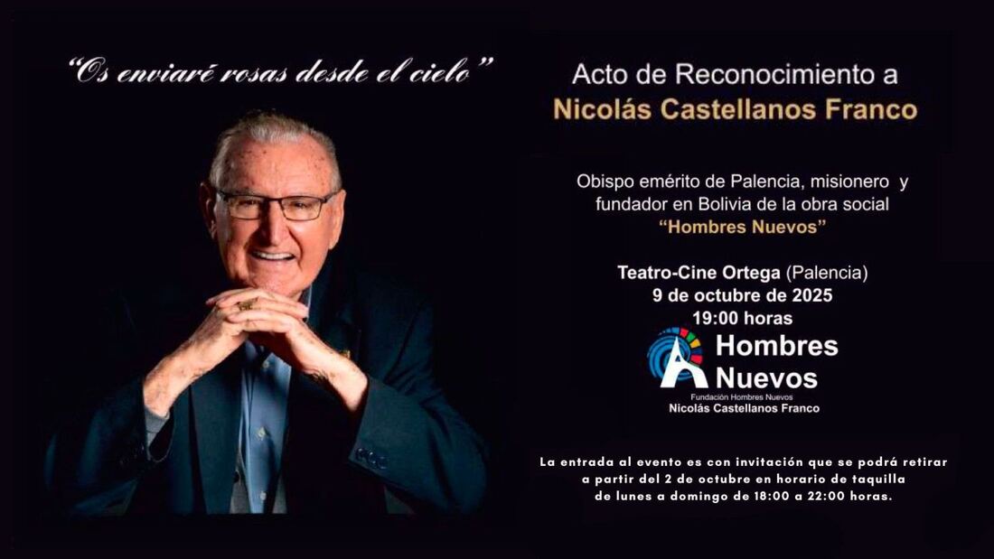 El Teatro-Cine Ortega de Palencia rendirá homenaje a Nicolás Castellanos

