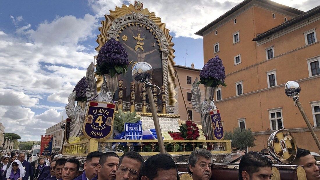 La Gran Procesión Internacional del Señor de los Milagros llegará a Roma el 19 de octubre

